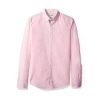 Sleeve Linen Blend Caro Pane Shirt - ping